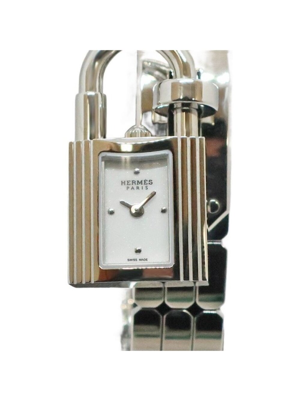 Hermes Kelly Watch Mini SS White Quartz Female